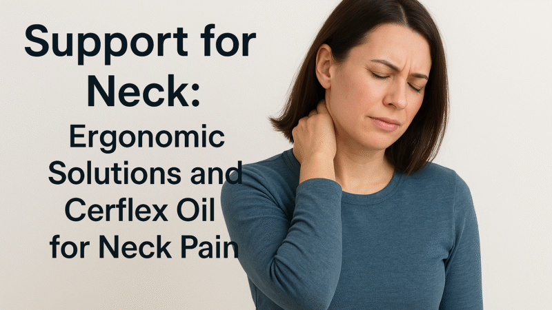 Support for Neck: Ergonomic Solutions and Cerflex Oil for Neck Pain