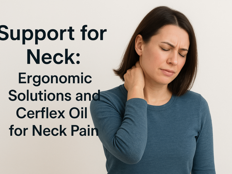 Support for Neck: Ergonomic Solutions and Cerflex Oil for Neck Pain