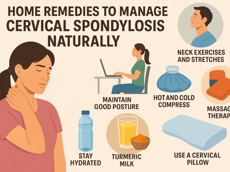Home Remedies to Manage Cervical Spondylosis Naturally