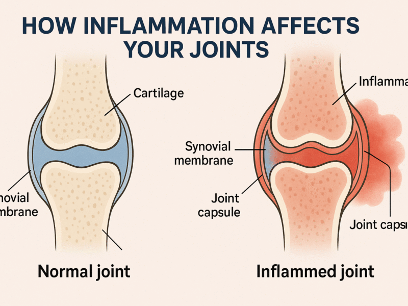 How Inflammation Affects Your Joints And How to Calm It Naturally?