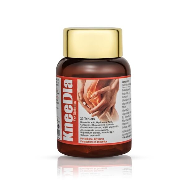 KNEEDIA Diabetic-Safe Joint Support Tablets (30 Tablets)