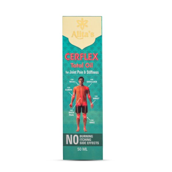 Cerflex Total Oil for Joint Pain & Stiffness Relief – 50ml | Natural Pain Relief Oil | No Burning, No Itching, No Side Effects - Image 3